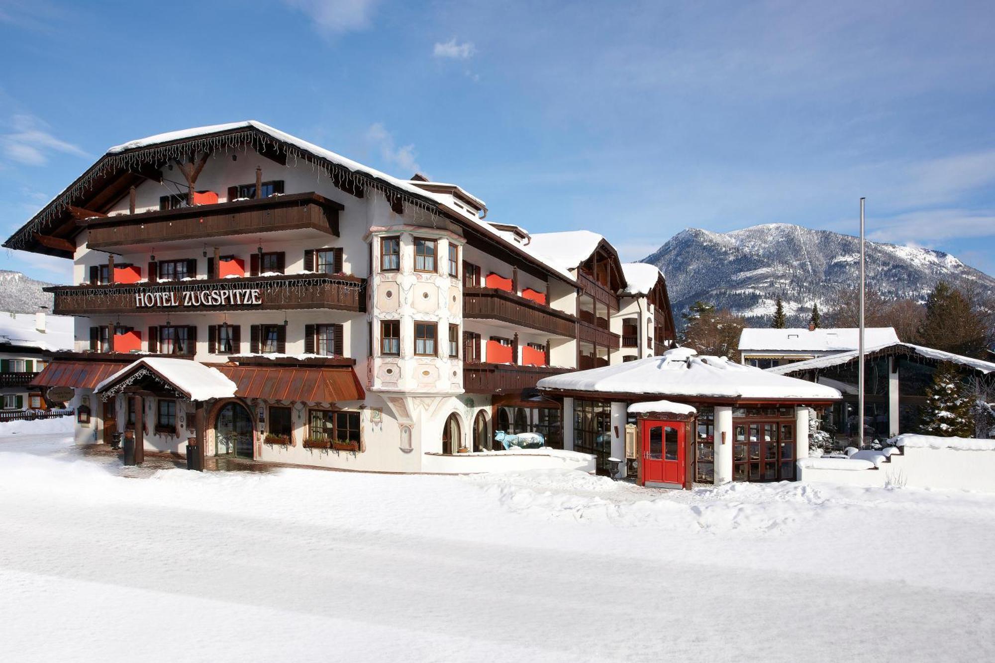 Hotel Zugspitze การ์มิช-พาร์เทนเคียร์เชน ภายนอก รูปภาพ